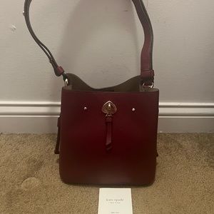 Kate Spade Marti Small Bucket Bag in Berry Cobbler